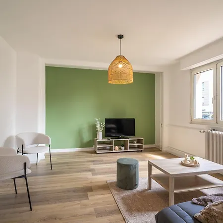 Centre 5 Mins A Pieds - Proche Parkings - Lit 160 Cm 科尔马